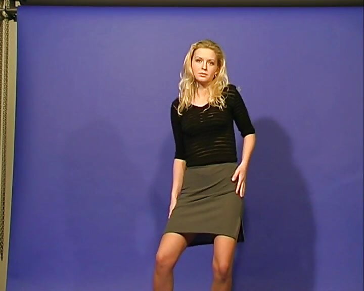 I present to you Jana a real blonde fairy with a great desire to show herself on a porn site